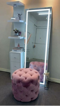 Гримерное зеркало со светодиодной подсветкой 200х70 см