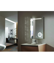 Настенное зеркало с увеличением и подсветкой для ванной Секай